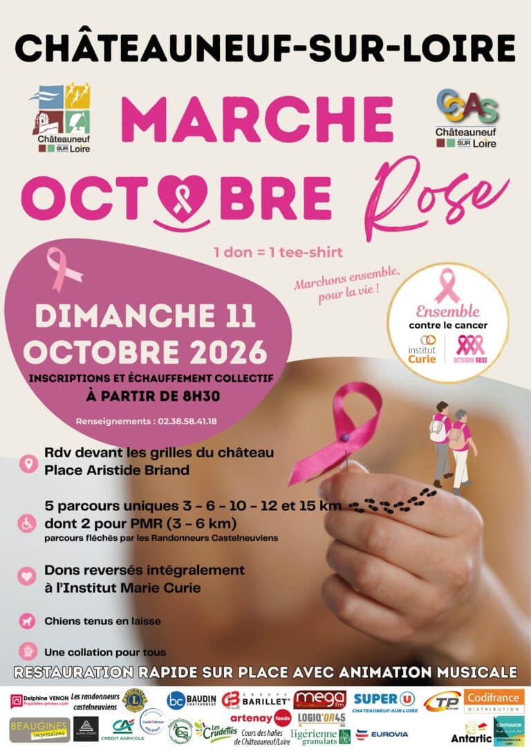 Affiche Octobre rose 2026 définitive